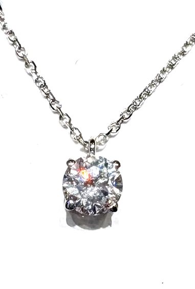 Necklace Sommer Woman Girocollo in oro punto luce in White Gold Cubic Zirconia P.L. ZIRC PI S/Z 1.80 B - P.L. ZIRC PI S/Z 1.80 B